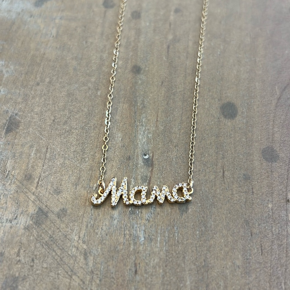Emerald + Duv Mama necklace